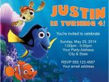 Finding Nemo Birthday Party Invitations Free Printable Finding Dory Invitations Ideas Free