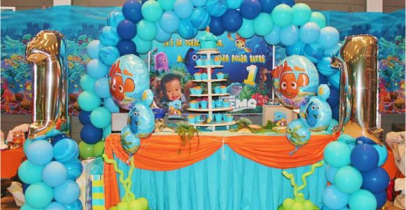 Finding Nemo Decorations for Birthdays Finding Nemo theme Birthday Party Ideas Photo 1 Of 20