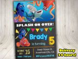 Finding Nemo Photo Birthday Invitations Finding Dory Invitation Finding Dory Decorationsleon