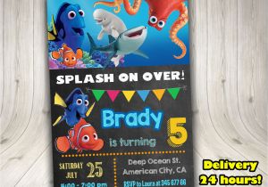 Finding Nemo Photo Birthday Invitations Finding Dory Invitation Finding Dory Decorationsleon