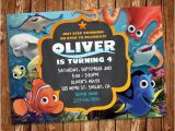 Finding Nemo Photo Birthday Invitations Finding Dory Invitation Finding Dory Invite Finding Nemo