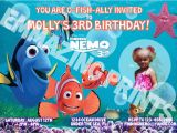 Finding Nemo Photo Birthday Invitations Finding Nemo Birthday Invitation Custom Photo by