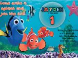 Finding Nemo Photo Birthday Invitations Finding Nemo Birthday Invitation Printable File Diy