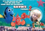 Finding Nemo Photo Birthday Invitations Finding Nemo Personalized Photo Birthday Invitation