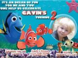 Finding Nemo Photo Birthday Invitations Finding Nemo Personalized Photo Birthday Invitation