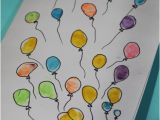 Fingerprint Birthday Cards Digicrumbs Bunch Of Balloons Happy Birthday Card A Diy