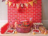 Fire Truck Birthday Decorations Eat Drink Pretty A Firetruck Birthday Party