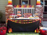 Fire Truck Birthday Decorations P C Real Life Party Jack 39 S Firetruck Birthday Paper