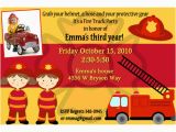 Fire Truck Birthday Invitations Free Fire Truck Birthday Invitations Ideas Bagvania Free