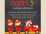 Fire Truck Birthday Invitations Free Fire Truck Birthday Party Invitation Firetruck Birthday