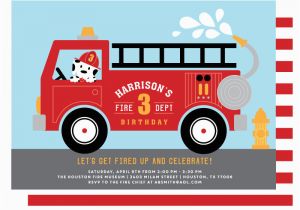 Fire Truck Birthday Invitations Free Fire Truck Invitation Fire Truck Birthday Party Invitations