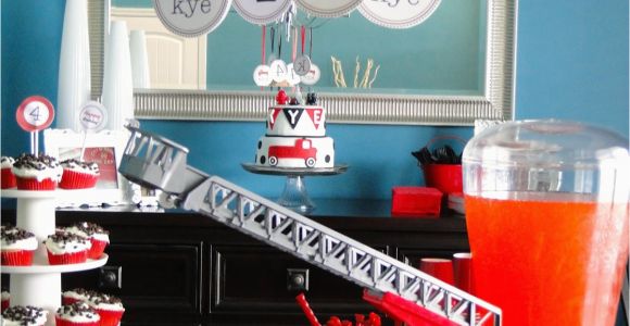Fire Truck Birthday Party Decorations the Journey Of Parenthood Firetruck Party Decorations