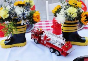 Firefighter Birthday Decorations A Two Alarm Fireman Birthday Party Spaceships and Laser