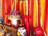 Firefighter Birthday Decorations Kara 39 S Party Ideas Fireman Birthday Party Kara 39 S Party Ideas