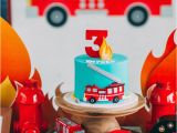 Firefighter Birthday Decorations Kara 39 S Party Ideas Rustic Firefighter Birthday Party