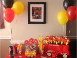 Firefighter Birthday Decorations Vincent 39 S Firefighter Party Project Nursery