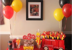 Firefighter Birthday Decorations Vincent 39 S Firefighter Party Project Nursery