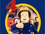 Fireman Birthday Cards Personalised Fireman Sam Birthday Card Design 1