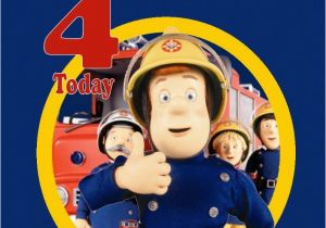 Fireman Birthday Cards Personalised Fireman Sam Birthday Card Design 1