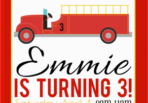 Fireman Birthday Invites Emma Ramey 39 S Firetruck 3rd Birthday Party Lamberts Lately