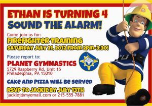 Fireman Sam Birthday Invitations Firefighter Birthday Invitation Ideas Bagvania Free