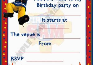 Fireman Sam Birthday Invitations Fireman Sam Birthday Party Invitations Invites by Shazian