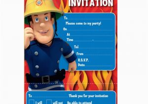 Fireman Sam Birthday Invitations Fireman Sam Party Invitations Fireman Sam From All You