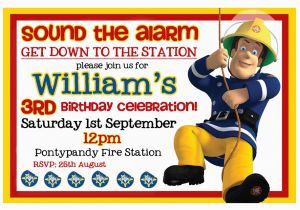 Fireman Sam Birthday Invitations Photography by Michelle William 39 S Fireman Sam Party