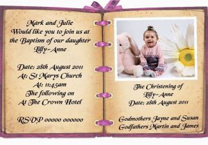 First Birthday and Baptism Invitation Wording Birthday and Baptism Invitations First Birthday and