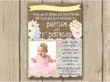 First Birthday and Baptism Invitation Wording Pastel Baptism 1st Birthday Invitation Diy by