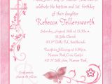 First Birthday and Christening Invitation First Birthday and Baptism Invitations Dolanpedia