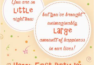 First Birthday Card Messages for Baby Girl 1st Birthday Wishes First Birthday Quotes and Messages