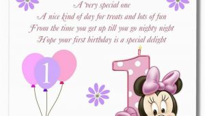 First Birthday Card Messages for Baby Girl Birthday Wishes for Baby Girl Nicewishes Com