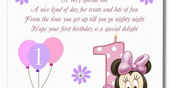 First Birthday Card Messages for Baby Girl Birthday Wishes for Baby Girl Nicewishes Com