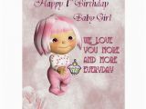 First Birthday Card Messages for Baby Girl First Birthday Wishes Baby Girl