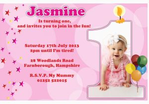 First Birthday Cards for Baby Girl 1st Birthday Invitations Girl Free Template Baby Girl 39 S