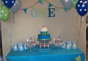 First Birthday Decoration Ideas for Boys Hostess with the Mostess Boys Cupcake First Birthday