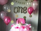 First Birthday Decoration Ideas for Girl First Birthday Party isabella Pinte