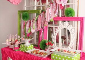 First Birthday Decoration Ideas for Girl Kara 39 S Party Ideas Strawberry 1st Birthday Party Kara 39 S
