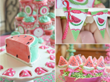 First Birthday Decorations for Girls Watermelon Fruit Summer Girl 1st Birthday Party Planning Ideas