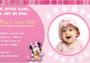 First Birthday Invitation Card Online 1st Birthday Photo Invitations Girl so Pretty