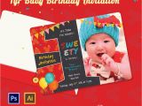 First Birthday Invitation Card Online Birthday Invitation Template 70 Free Psd format