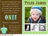 First Birthday Invitation Message for Baby Boy Baby Boy 1st Birthday Invitation A Birthday Cake