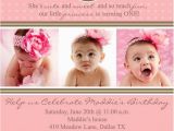 First Birthday Invitation Quotes for Girl First Birthday Invitation Girl