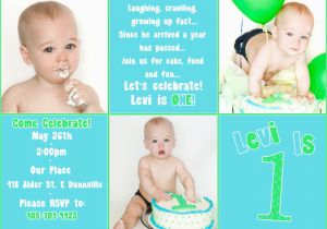 First Birthday Invitations Boy Wording Boy First Birthday Invitation Templates