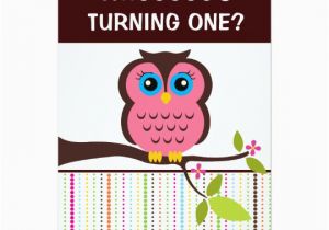 First Birthday Invitations Owl theme 1st Birthday Owl theme Party Invitations Zazzle Com
