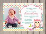 First Birthday Invitations Owl theme Free Printable Owl Invitations for First Birthday Template