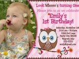 First Birthday Invitations Owl theme Look whoos Turning One Invitation Owl Look by