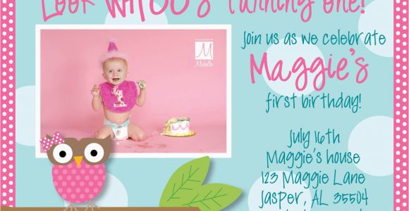 First Birthday Invitations Owl theme Owl 1st Birthday Invitations Ideas Bagvania Free