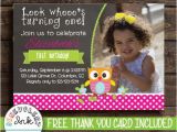 First Birthday Invitations Owl theme Owl First Birthday Invitation Owl theme 1st by Benevolentink